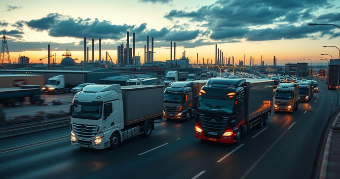 Rotas eficientes com Gerenciamento de frota de caminhões Rotas eficientes com Gerenciamento de frota de caminhões